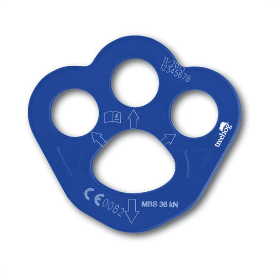 THRP1 Rigging Plate 4 hole 90mm x 84mm - Treehog