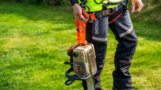Treehog TH250 Chainsaw Trousers – Affordable Chainsaw Protection for Arborists, Gardeners & Landscapers - Treehog