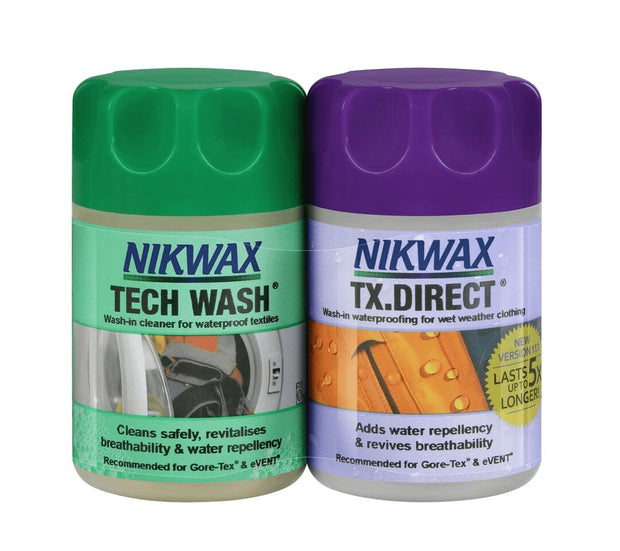 AT018 Nikwax Cleaning And Waterproofing Kit 150ml - Treehog