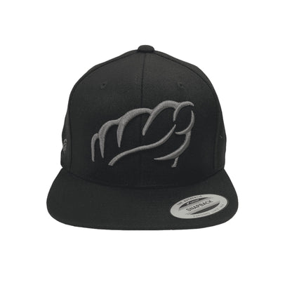 AT047 - Baseball Cap Classic Shape Heritage - Black/Grey - Treehog