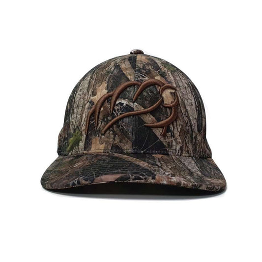 AT050 - Baseball Cap Curved Peak Heritage - Camo - Treehog