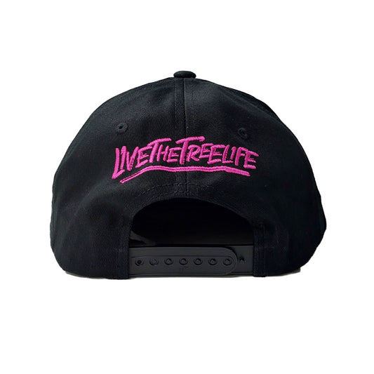 AT051 - Baseball Cap Classic Shape Front Icon - Pink - Treehog
