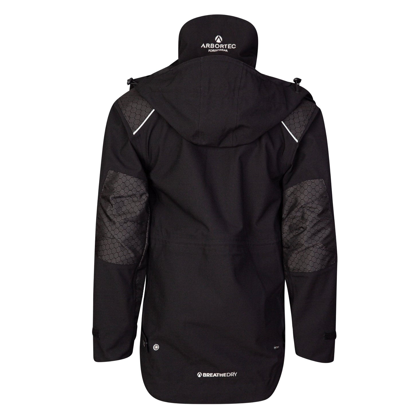 AT4460 - Heavy Duty Half Zip Breathedry Jacket - Black - Treehog