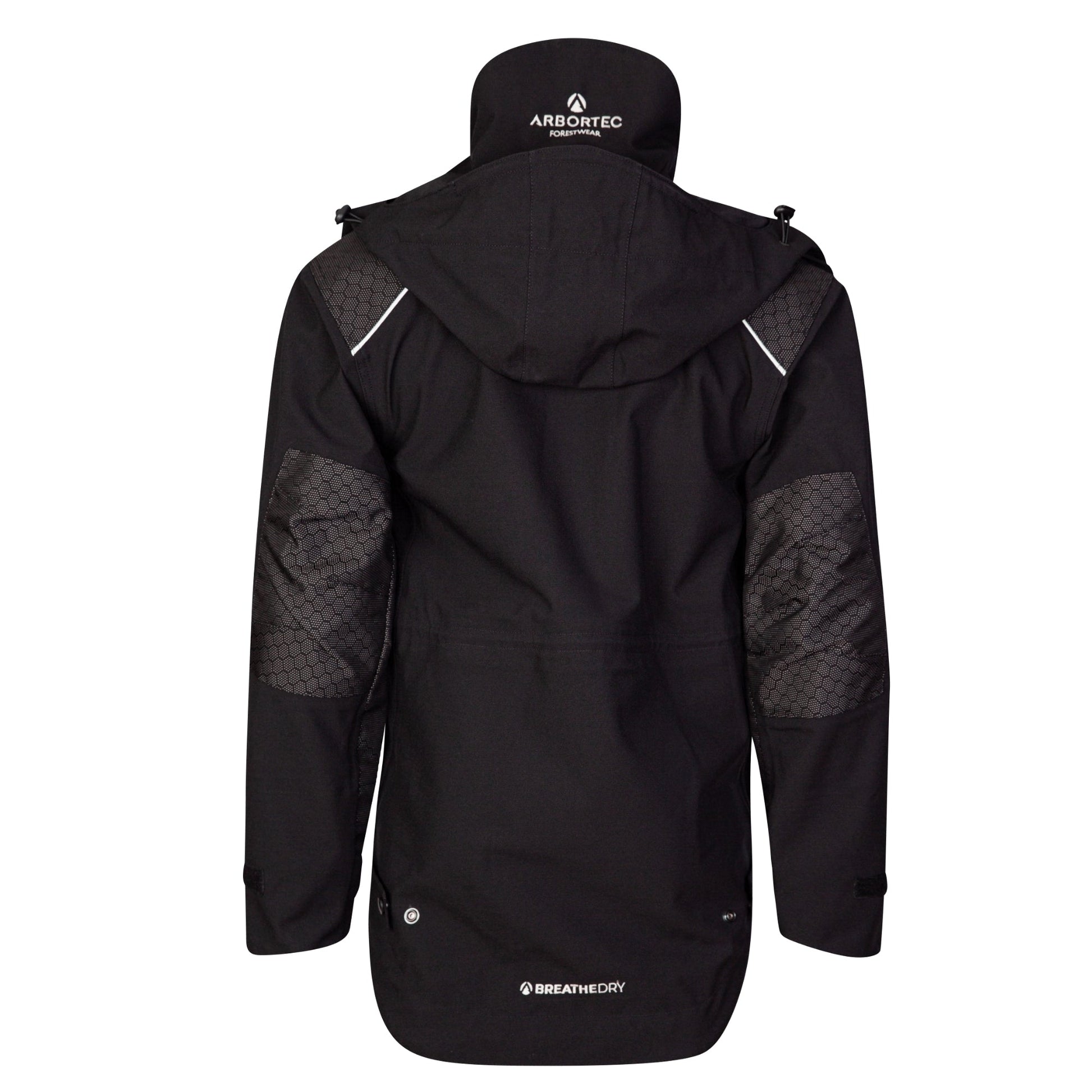 AT4460 - Heavy Duty Half Zip Breathedry Jacket - Black - Treehog