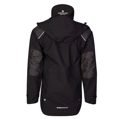 AT4460 - Heavy Duty Half Zip Breathedry Jacket - Black - Treehog