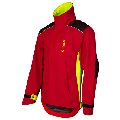 AT4460 - Heavy Duty Half Zip Waterproof Jacket - Red - Treehog