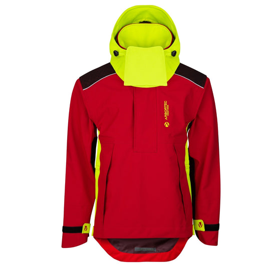 AT4460 - Heavy Duty Half Zip Waterproof Jacket - Red - Treehog