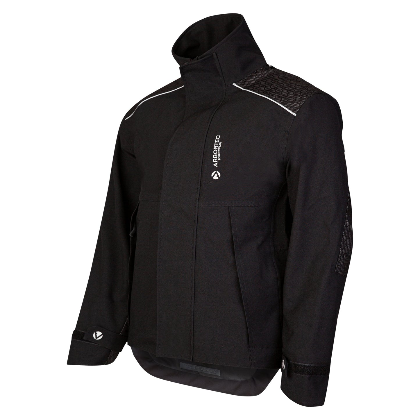 AT4480 - Heavy Duty Full Zip Waterproof Jacket - Black - Treehog