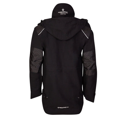 AT4480 - Heavy Duty Full Zip Waterproof Jacket - Black - Treehog