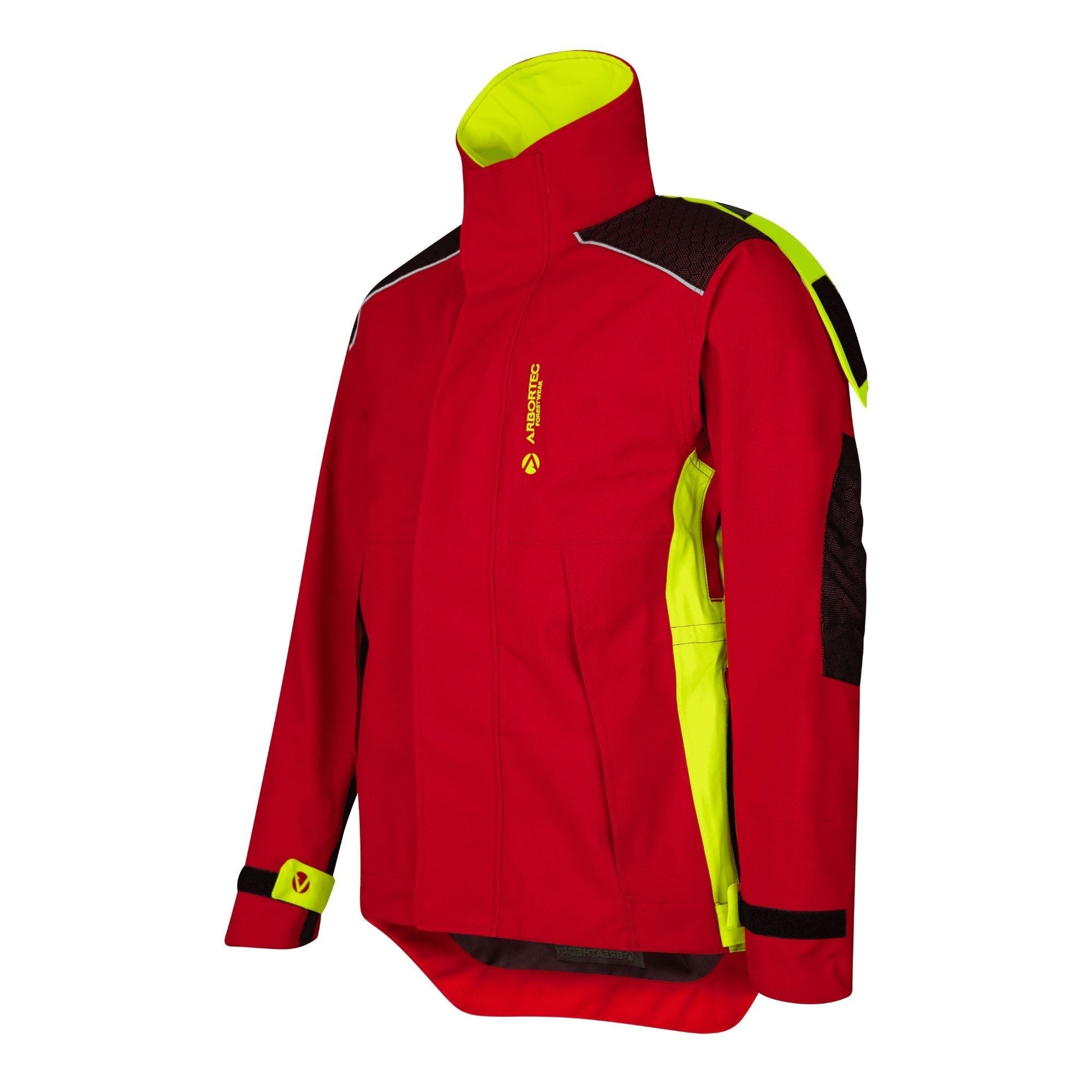 AT4480 - Heavy Duty Full Zip Waterproof Jacket - Red - Treehog