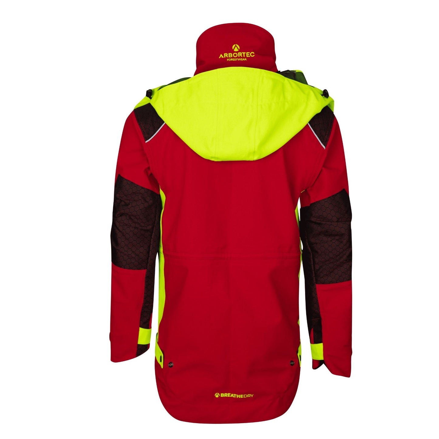AT4480 - Heavy Duty Full Zip Waterproof Jacket - Red - Treehog