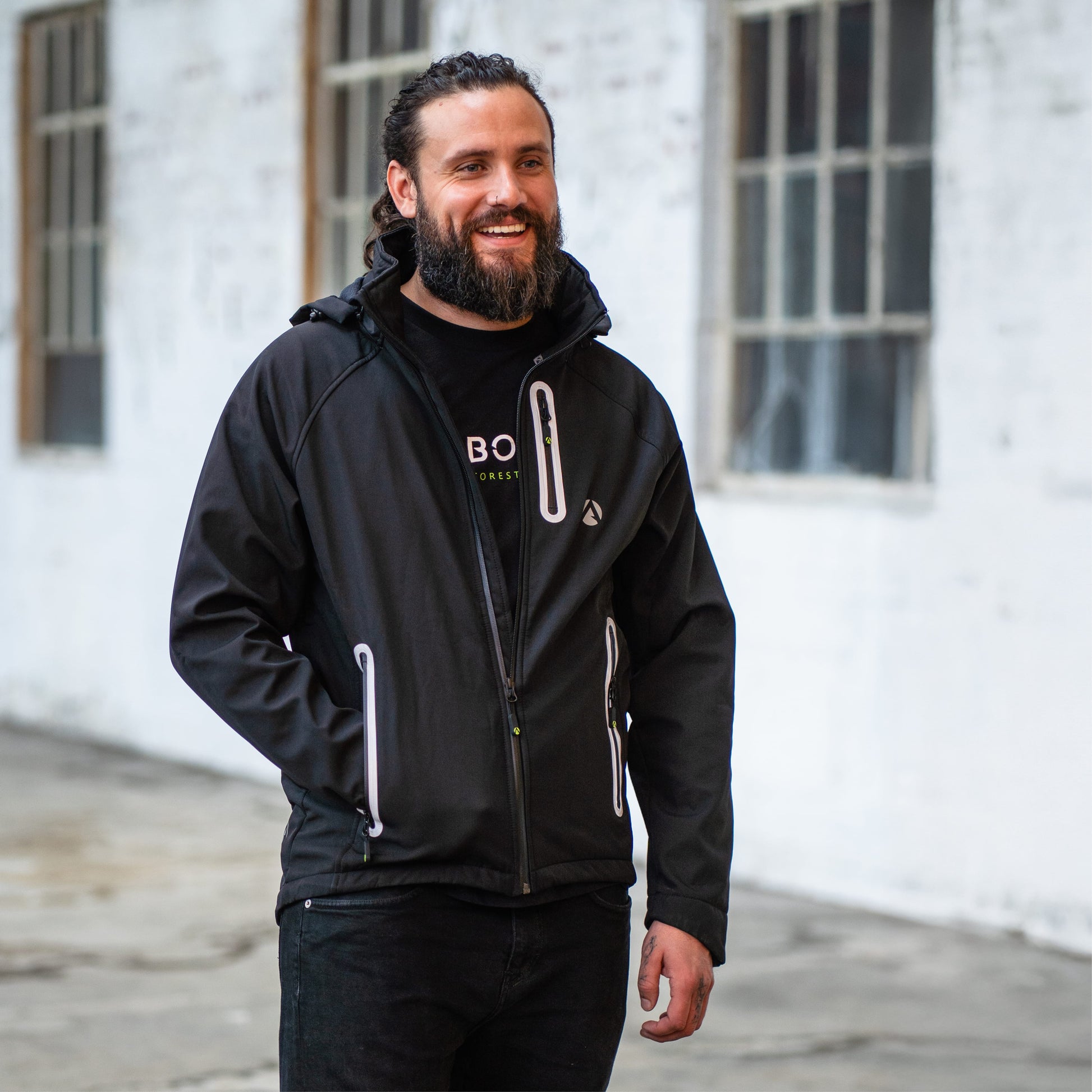 Caiman Breathedry Softshell Black - Treehog