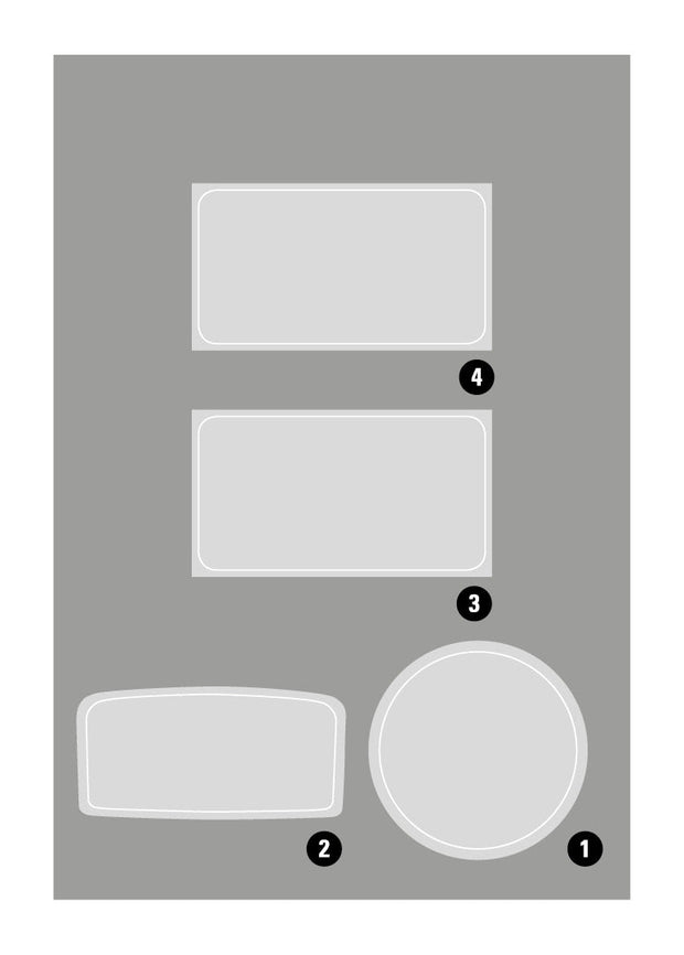 KASK Zenith Transparent Sticker Set - Treehog