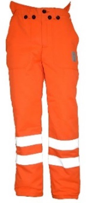 THHV1610 - Hi-Vis Orange Trouser Treehog Design A & Design C Class 2 - Treehog