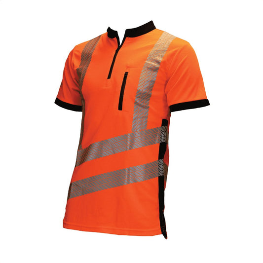 THHV2000 Short Sleeve T-Shirt Hi-Vis Orange - Treehog