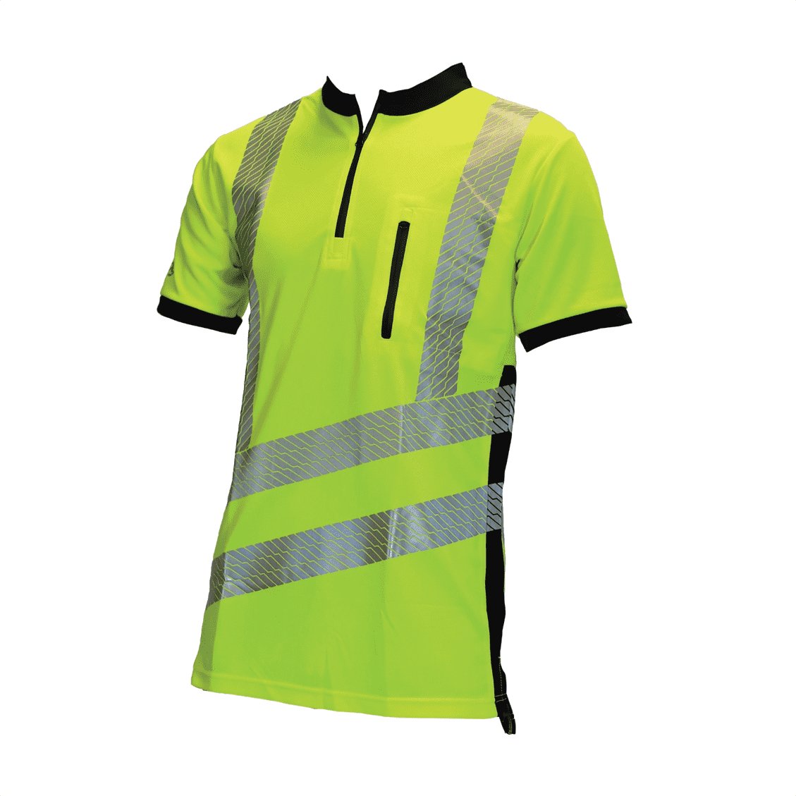 THHV2000 Short Sleeve T-Shirt Hi-Vis Yellow Treehog - Treehog