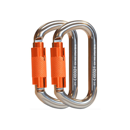 THK002 Karabiner HMS Aluminium Pack 2 - Treehog