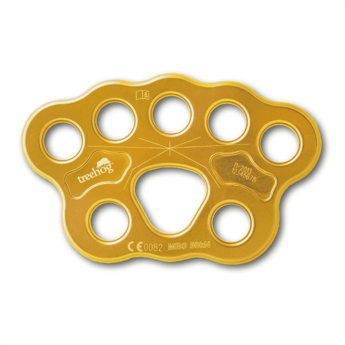 THRP2 Rigging Plate 8 hole 100mm x 159mm - Treehog