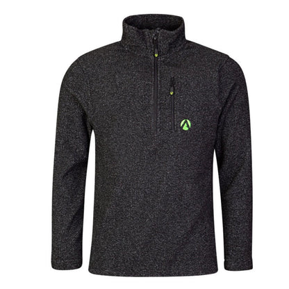 Wolf Half Zip Warm Sweater Grey - Treehog